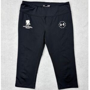 Under Armour Wounded Warrior Project HeatGear Black Cropped Leggings Women Small